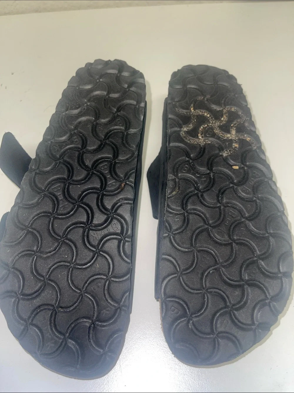 Birkenstock Arizona Big Buckle Sandals in Black silver Buckles 36 5